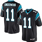Nike Men & Women & Youth Panthers #11 Underwood Black Team Color Game Jersey,baseball caps,new era cap wholesale,wholesale hats